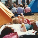 Just chilling  - Pyramid stage  - note the Tents!!!